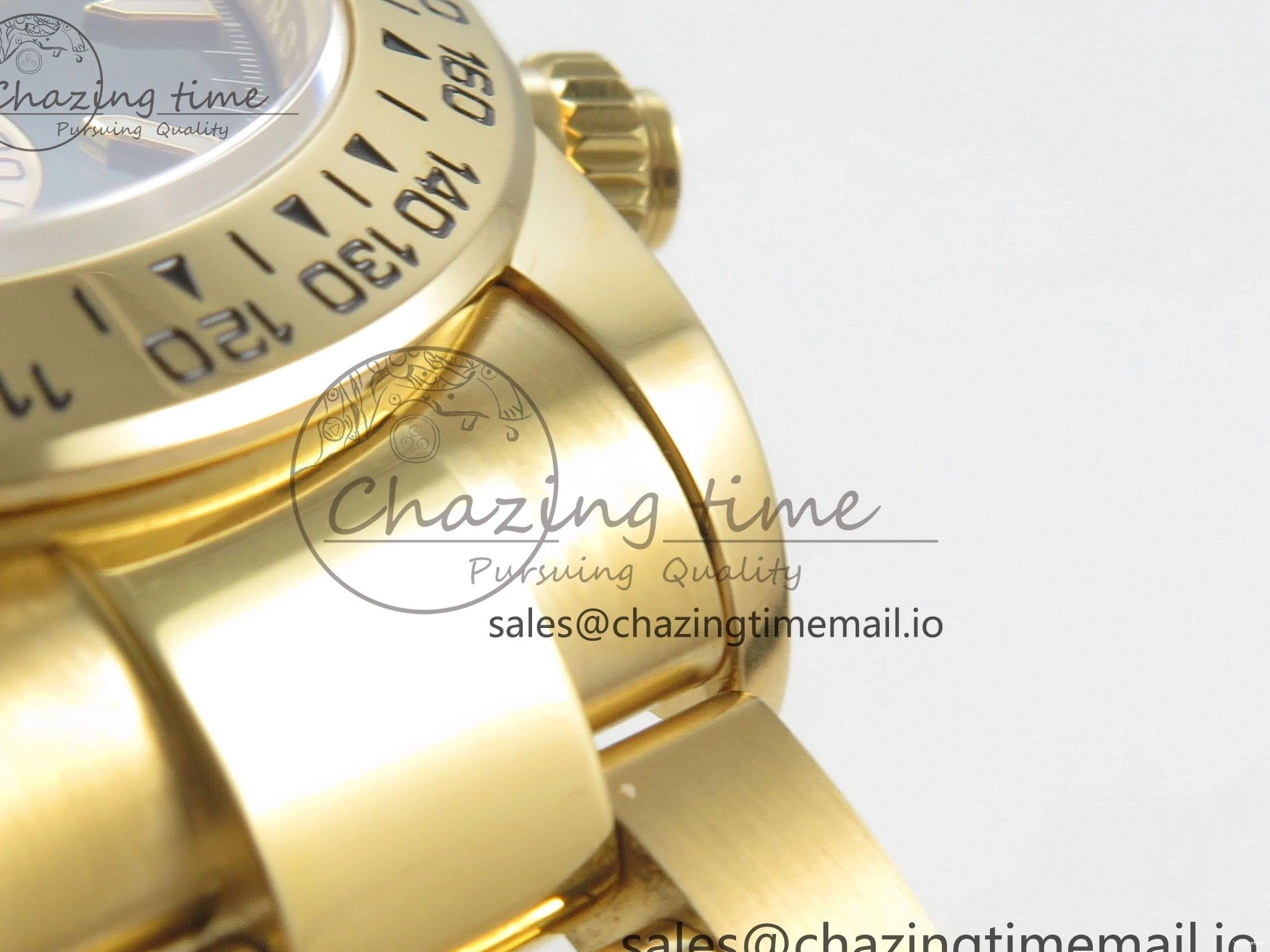 1:1 Edition V6（Gain YG Dial Weight） QF Daytona Best SH4131 Green On 126508 Markers Bracelet Stick 0105